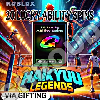  Haikyuu 20 LUCKY ABILITY SPINS