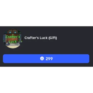 Prospecting - CRAFTER'S LUCK