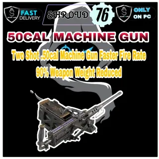 Two Shot .50cal Machine Gun Faster F