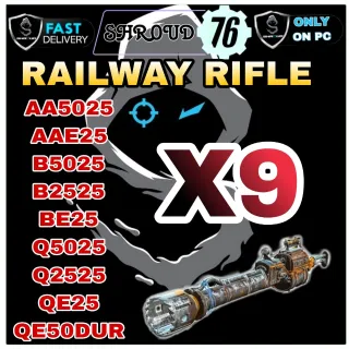 RAILWAY RIFLE X9