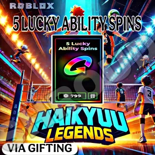 Haikyuu 5 LUCKY ABILITY SPINS