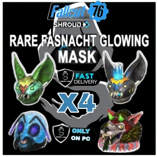 NEW RARE FASNACHT GLOWING MASK