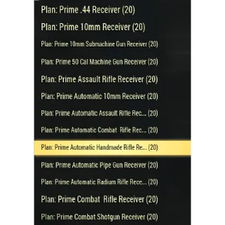 All Prime Receiver 38 Plans Full Pla