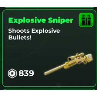 War Tycoon - EXPLOSIVE SNIPER