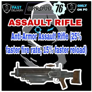 Anti-Armor Assault Rifle (25% faster