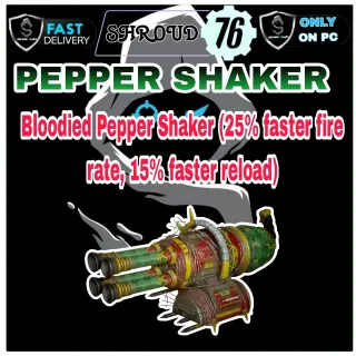 Bloodied Pepper Shaker (25% faster f
