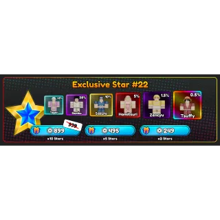 Anime Eternal -  ESCLUSIVE STAR #22 [X10 STARS ]