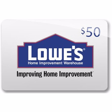 Lowe S Home Improvement Gift Card 50