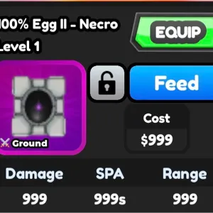 4x 100% necro eggs astd