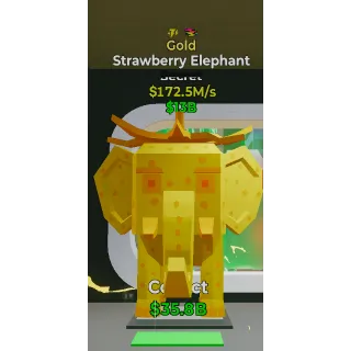 STRAWBERRY ELEPHANT GOLD