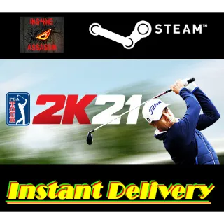 PGA TOUR 2K21 - Steam Key - Region Free - Instant Delivery