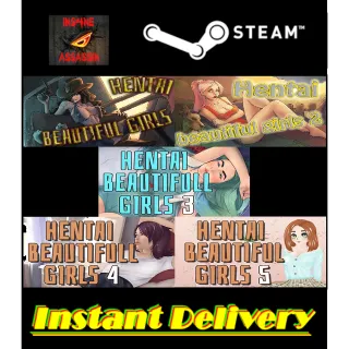 Hentai beautiful girls 1-5 Bundle - Steam
