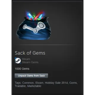 Steam - Sack of Gems