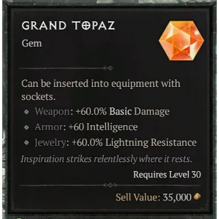 S6 GEM - GRAND TOPAZ