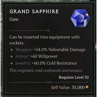 S6 GEM - GRAND SAPPHIRE