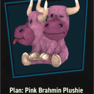 Pink Brahmin Plushie