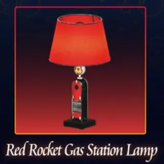 Red Rocket Gas Lamp