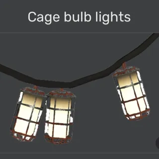 Caged Bulb Lights