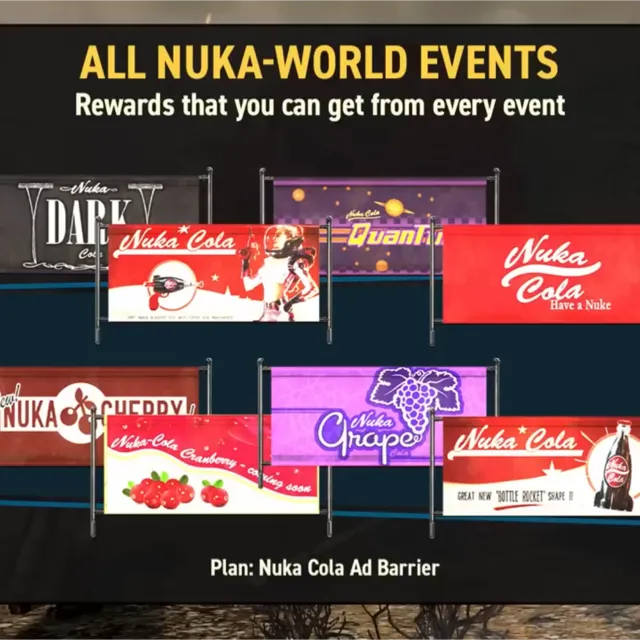 Nuka Cola Ad Barrier - Fallout 76 Game Items - Gameflip