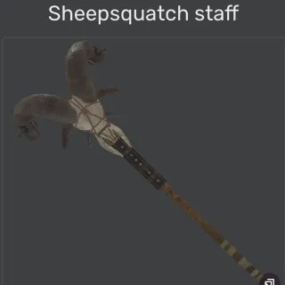 Sheepsquatch Staff