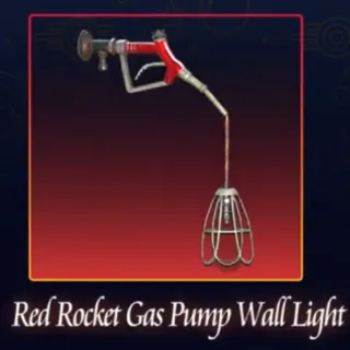 Red Rocket Wall Light