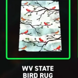 WV State Bird Rug
