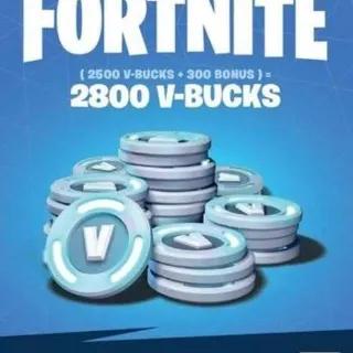 2.8k V-bucks Card