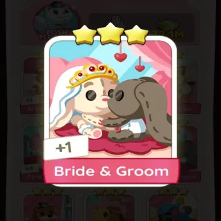 3 ✨ BRIDE & GROOM  3 ✨ MONOPOLY GO