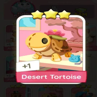 3 ✨ DESERT TORTOISE  3 ✨ MONOPOLY GO