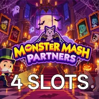 MONSTER MASH PARTNERS MONOPOLY GO 4 SLOTS 