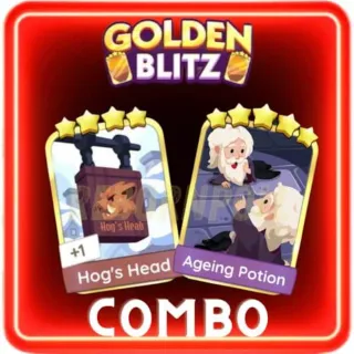 5 ⭐. Ageing Potion 5 ⭐  4 ⭐ Hog's Head 4 ⭐ Golden blitz card MONOPOLY Go ! 