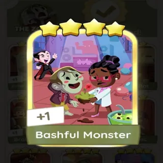 4⭐ BASHFUL MONSTER MONOPOLY GO 