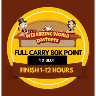 4 X SLOT Wizarding World Partner Event Monopoly Go