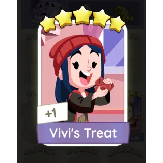5 ⭐ Vivi's Treat 5 ⭐ card MONOPOLY Go !