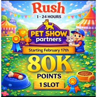 1 X SLOT  PET SHOW PARTNERS MONOPOLOY GO