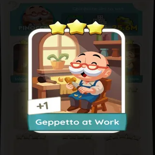 3⭐ GEPPETTO AT WORK MONOPOLY GO 
