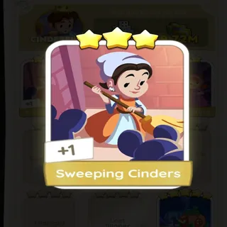 3⭐ SWEEPING CINDERS MONOPOLY GO 