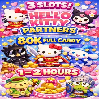 3 X SLOT HELLO KITTY PARTNES EVENT MONOPOLY GO