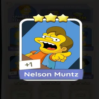 NELSON MUNTZ 3⭐ MONOPOLY GO