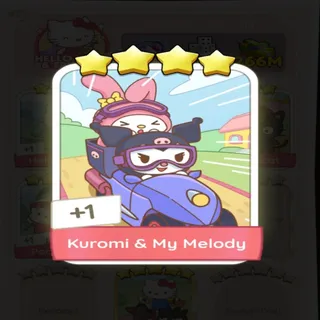 KUROMI & MY MELODY  4⭐ MONOPOLY GO 