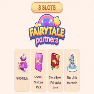  FAIRYTALE PARTNER EVENT 3 SLOTS 