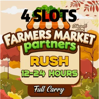 4 SLOT FARMERS MARKET PARTNERS EVENT MONOPOLY GO 