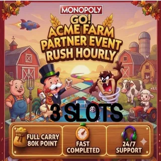 3 SLOTS ACME FARM PARTNERS EVENT