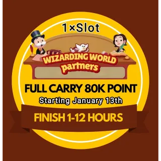 Monopoly Partner Event 80K Point full carry