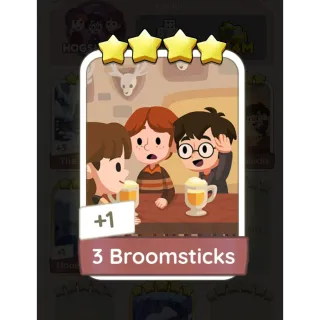 3 BROOMSTICKS MONOPOLY GO