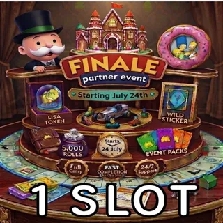 1 SLOT FINALE PARTNERS EVENT MONOPOLY GO 