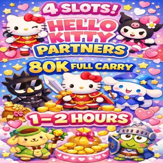 HELLO KITTY PARTNERS  4 X SLOT