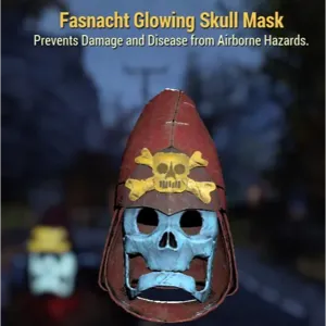 Fasnacht Glowing Skull