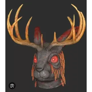 Fasnacht Glowing Jackalope Mask