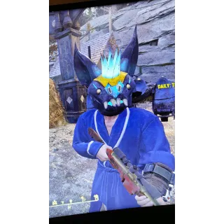 Glowing Scorch Beast Queen Mask